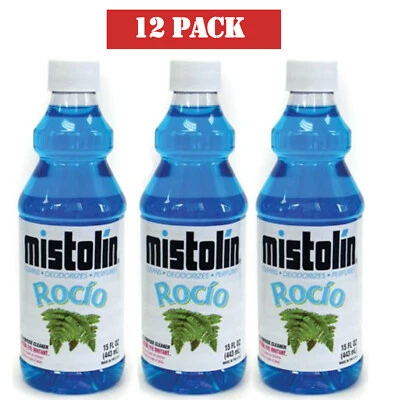 Paquete de 12 soluciones de limpieza multiusos Mistolin Morning Mist (Rocio) 15 fl oz Foto 1 de 4