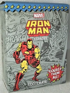 Loot Crate Marvel Iron Man Standee Gear + Goods Figure New NOS Box 2021  - Picture 1 of 4
