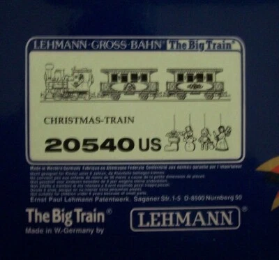 LGB 20540 US G gauge 1st Christmas set New New New - Image 1 of 3