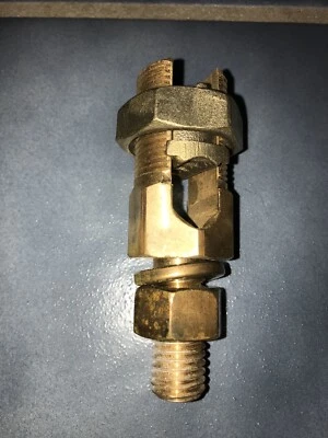 PENN-UNION CORP. QTY 5 Service Post Connectors, Bronze, 1/0 Thru 4/0 SCS-8A1-SMH Split Bolt