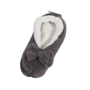 Indoor Use Plush Fleece Inside and Out Cushioned Footbed Slipper Cute Design - Picture 1 of 1