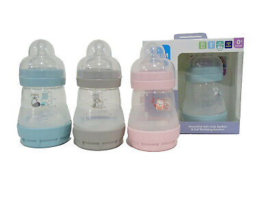 2 X 160ml MAM Easy Start Self-Sterilising Anti-Colic Newborn Baby Feeding Bottle • 16.99£