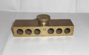 Antique Brass 15 Grain Suppository Mould - Picture 1 of 3