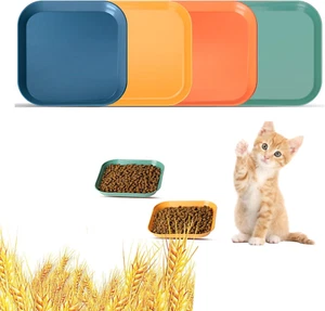 Cat Bowls 6 Inch Cat Food Bowl, 4Pcs Whisker Fatigue Free Cat Bowls, Unbreakable - Picture 1 of 7