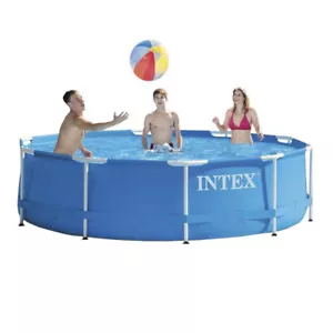 INTEX 28200NP Metal-Frame Pool 305 X 76 CM Pataugeoire Bassin Natation - Bild 1 von 4