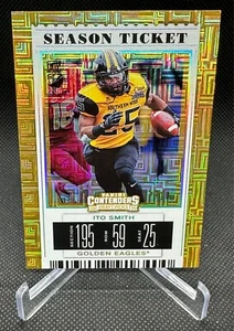 2019 Panini Contenders Draft Ito Smith Building Blocks Season Ticket /10 RC #42 - Picture 1 of 3