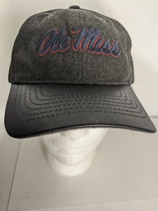 Ole Miss Rebels hat strapback Zephyr embroidered Wool gray premium ncaa new - Picture 1 of 12