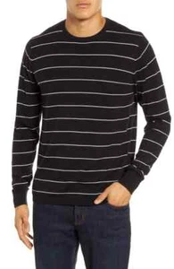 Suéter CALIBRAR Talla:XLARGE Rayas Cuello Redondo Color: Negro Gris Rayas - Imagen 1 de 6