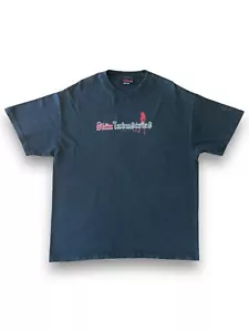 Vintage Y2K Skin Industries Livin In Sin T-Shirt Size XL Black - Picture 1 of 16