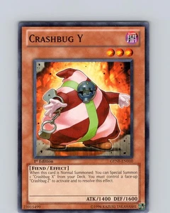 Yu-Gi-Oh TCG Crashbug Y GENF-EN010 1st Edition Regular Common Card NM - Picture 1 of 2