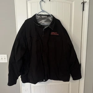 Harley Davidson Wendemantel Daunen Federfüllung Camouflage schwarz Jacke 4XL - Bild 1 von 7