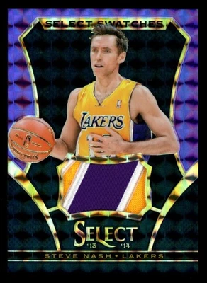 2013-14 Panini Select #89 Steve Nash Select muestras negras 1/1 Lakers Foto 1 de 2