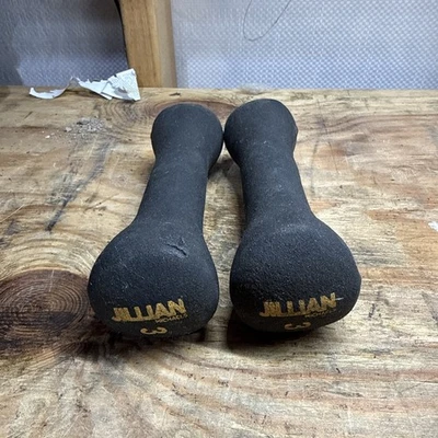 Mancuernas recubiertas de neopreno de 3 libras pesas 6 libras en total Foto 1 de 4