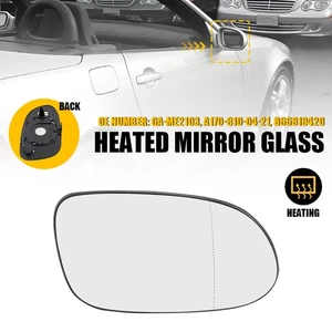 Mirror Glass Replacement Heated w/Backing Passenger for Mercedes-Benz CLK55 J - Picture 1 of 10
