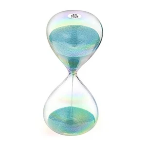 Sanduhr 30 Minuten Sand Timer Uhr mit Farbe Sand, groß 30 Minuten türkis - Bild 1 von 7