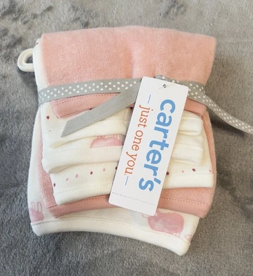 Un juego de 6 paños para ovejas bebé 9x9 pulgadas - Carter’s Just One You Foto 1 de 4