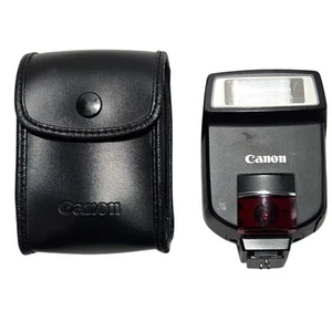Canon Speedlite 220EX TTL Blitzgerät zur Montage in Blitzschuh getestet mit Tasche gebraucht - Bild 1 von 7
