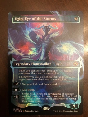 Ugin, Eye of the Storms (Showcase) Tarkir: Dragonstorm Foil - Image 1 of 2