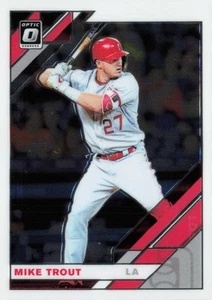 MIKE TROUT 2019 Donruss Optic #170 LA Angels Baseball Card - Picture 1 of 2