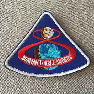 NASA Apollo 8 Program Borman Lovell Anders Mission Hook Loop Patch Emblem Badge - Picture 1 of 6