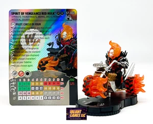 Heroclix Spirit of Vengeance Red Hulk #MP17-002 y #L17-002 Legacy Card Smash Set - Imagen 1 de 2