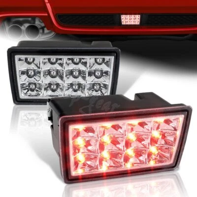 Tercera luz de freno trasera LED roja transparente estilo F1 para Subaru Impreza WRX STI 2011-2020 Foto 1 de 4