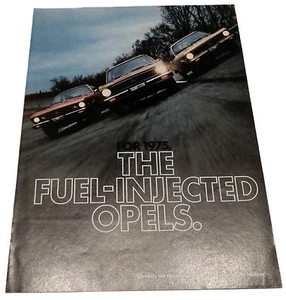 Opel Manta A GM Buick Werbung Reklame Anzeige 4x ca.A4 - USA "Fuel injected..." - Bild 1 von 1