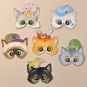 Mamelok Figuren Katzen Masken (R452) - Bild 1 von 1