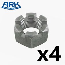 Ark 4x Trailer Axle Slotted Crown Nut Standard 3/4" UNF Zinc Finish UB