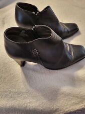 Shoe Boots with 2 1/2" Heels Size 8 1/2 W "Marion" (Gently Worn)