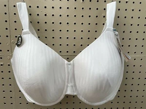 203X03 Playtex 4747 Secrets Perfectly Smooth Underwire Bra 38DDD White NWD - Picture 1 of 2