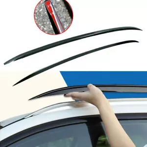 2Pcs Fits for BMW X4 G02 2019-2025 Aluminum Roof Rail Rack Side Rail Bar Cover - Foto 1 di 9