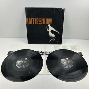 U2 Rattle And Hum Double LP Vinyl Record VG+/VG+ 1988 UK Album & Inners U27 - Picture 1 of 24