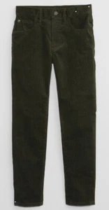 Gap Denim Boys Slim Taper Corduroy Pants/ Jeans w Washwell Deep Green Size 14 - Picture 1 of 5