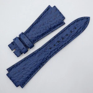 Cinturino in Squalo Blu Saphir per Audemars Piguet Offshore prima serie 25770st - Foto 1 di 2