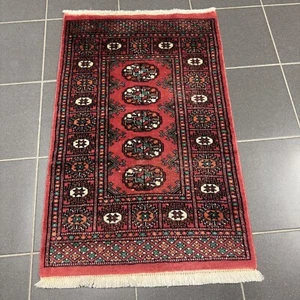 orientteppich handgeknüpft Bukhara 65 x 100 cm ( frisch gewaschen ) - Bild 1 von 7