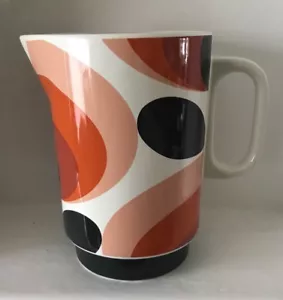 Orla Kiely Pitcher Jug 1.5L 70s Oval Flower/Orange (BNIB) - Picture 1 of 7