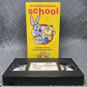 Dr. Rabbit Comes To School VHS Tape 2003 Colgate Early Literacy Oral Health - Picture 1 of 8