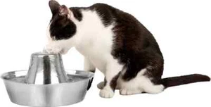 PetSafe Seaside Stainless Steel Cat Water Fountain, 60-oz *FREE SHIPPING* - Picture 1 of 8
