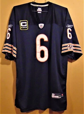 JERSEY DE CAPITANES CHICAGO BEARS JAY CUTLER MALLA AZUL MARINO NFL TALLA 56 Foto 1 de 4