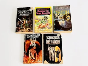 Science Fiction - Fantasy Book Bundle x 5 - Includes The Incredible Melting Man - Picture 1 of 4