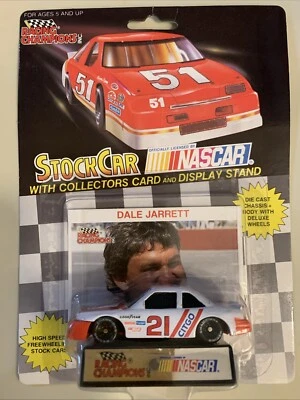 Tarjeta y vehículo NASCAR Racing Champions Collectors Series 1991 #21 Dale Jarrett Foto 1 de 2