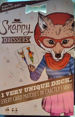 Snappy Dressers Matching Game Card Deck - Well-Dressed Animals New - Image 1 of 4