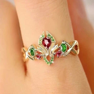 Genshin Impact Zircon Ring Kaveh Cosplay Anime Craft Finger Ring Cute Gift - Picture 1 of 2