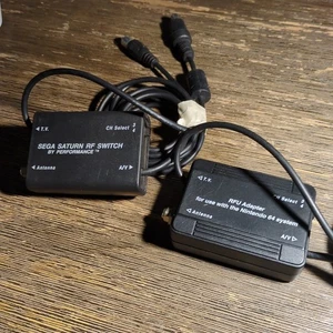Performance Nintendo 64 RFU ADAPTER + Sega Saturn RF Switch UNGETESTET - Bild 1 von 3