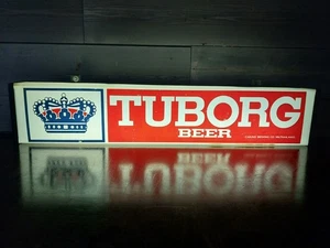 Letrero de cerveza iluminado Tuborg vintage - Imagen 1 de 8