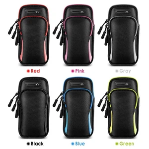 BLUE Phone Arm Band Gym Phone Holder Phone Arm Case Running Band For Runnin BT - Photo 1 sur 7