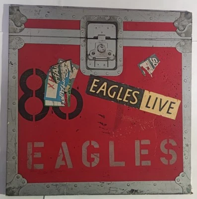 EAGLES – Eagles Live -- 2 x LP Italia 1980 . cover embossed - Prima edizione - Immagine 1 di 4