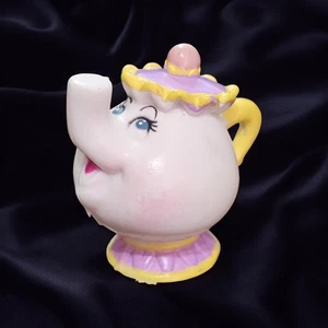 Disney Mrs Potts teiera La Bella e la Bestia miniatura statuina bambola accessorio - Foto 1 di 5