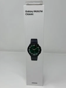 ✅New Sealed✅ Samsung Galaxy Watch6 Classic 47mm BT WiFi Smartwatch Black SM-R960 - Picture 1 of 6